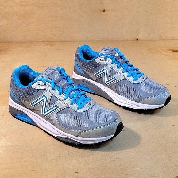 New Balance 1540v3 Encap Silver Blue Running Walking Shoes - Picture 2 of 9